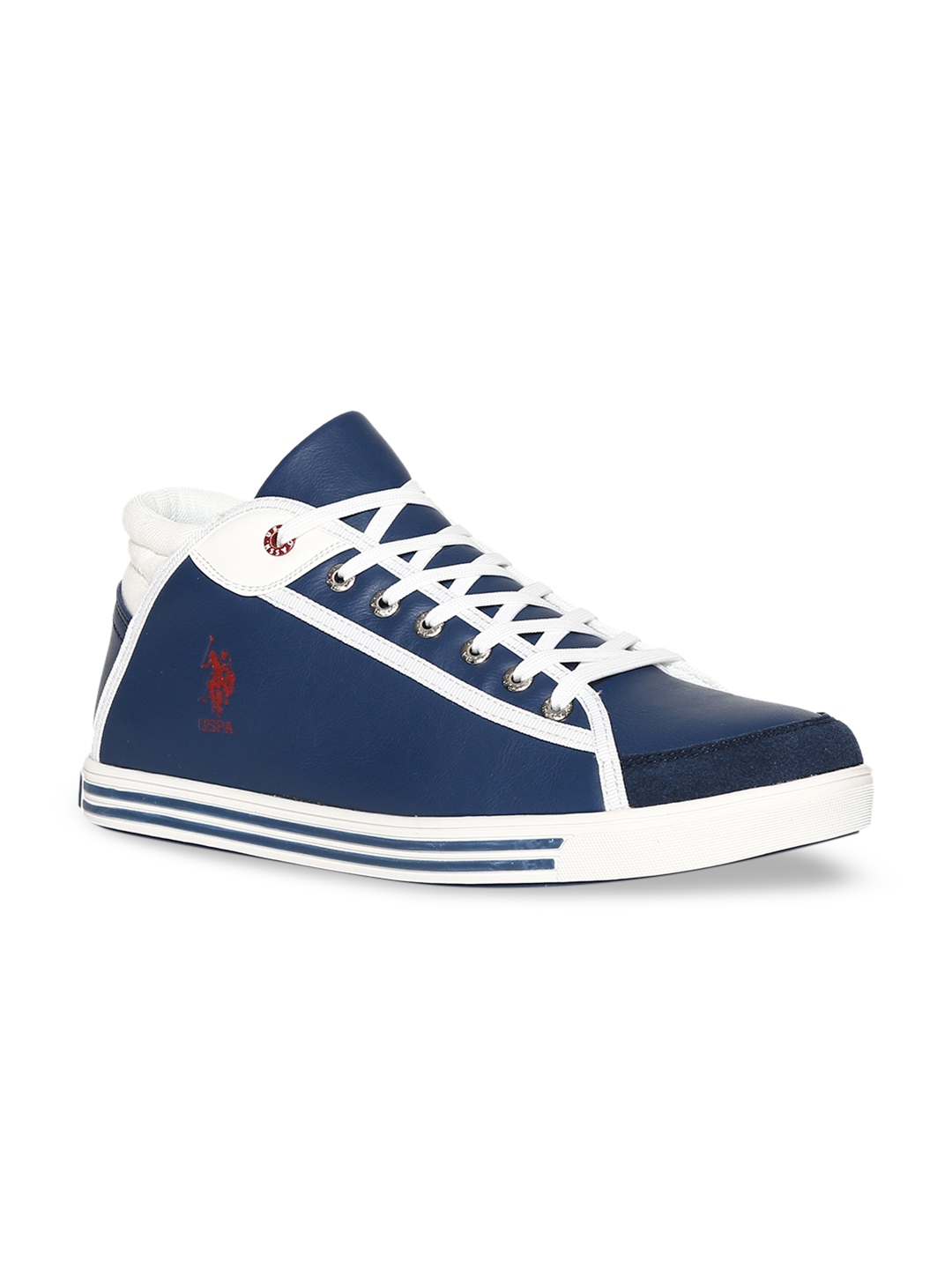 blue and yellow polo sneakers
