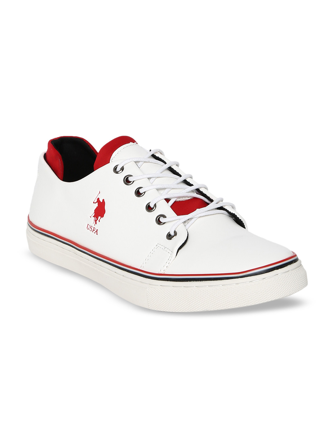 Buy U.S. Polo Assn. Men White Sneakers Casual Shoes for Men 10714072