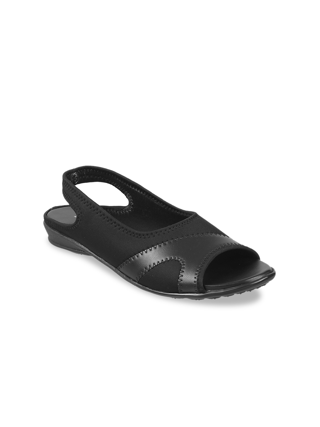 open toe flats under 300