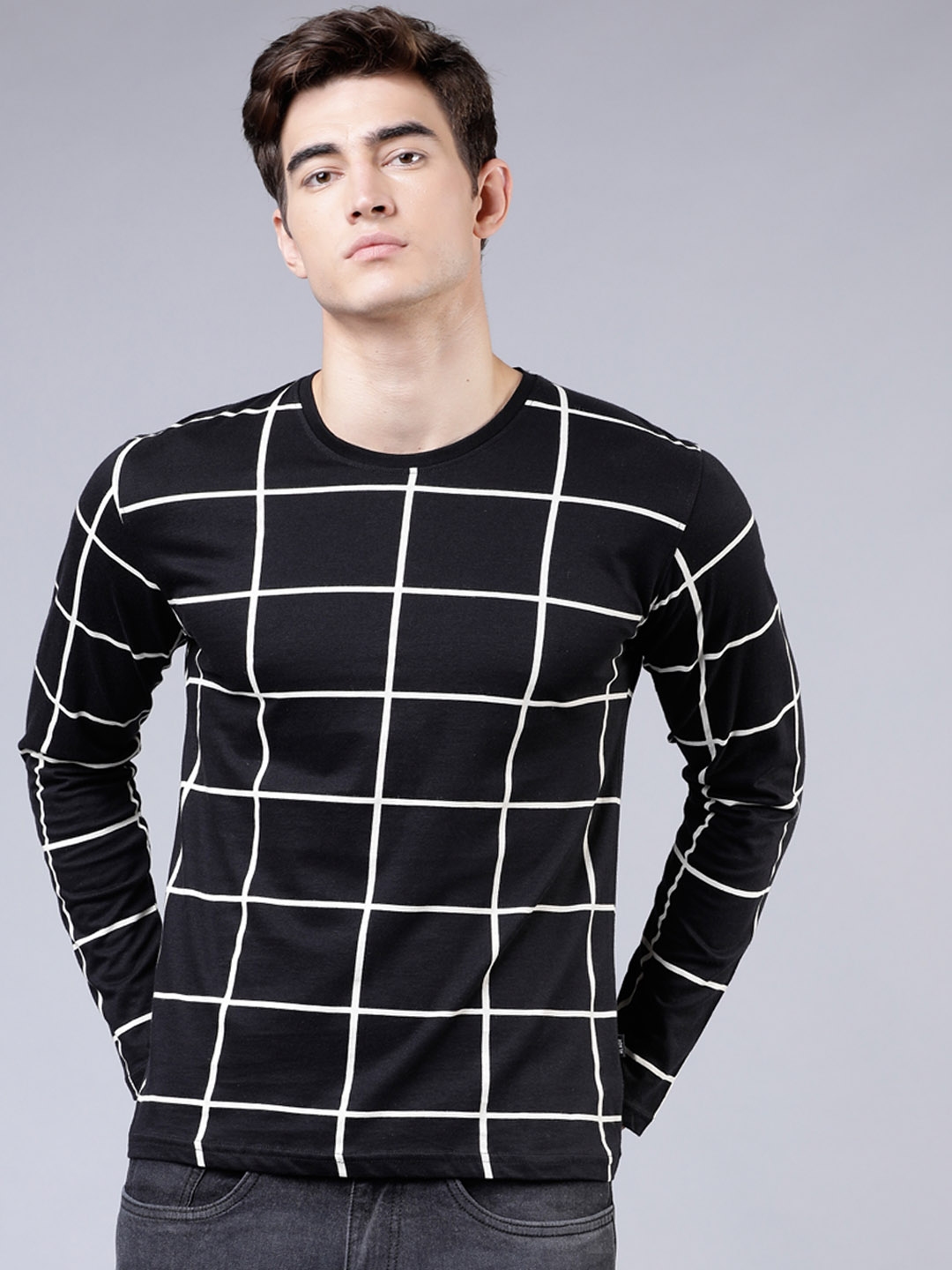 myntra men's full t shirts