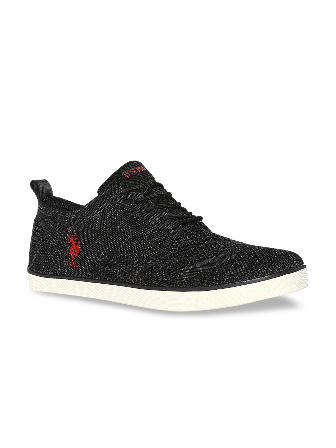 Buy U.S. Polo Assn. Men Black Sneakers Casual Shoes for