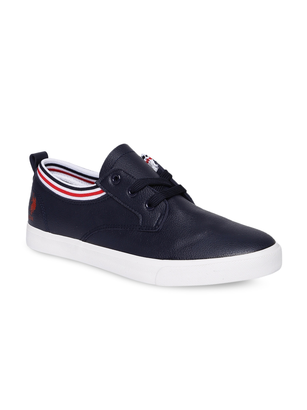 Buy U.S. Polo Assn. Men Navy Blue Kaiden Sneakers - Casual Shoes for ...