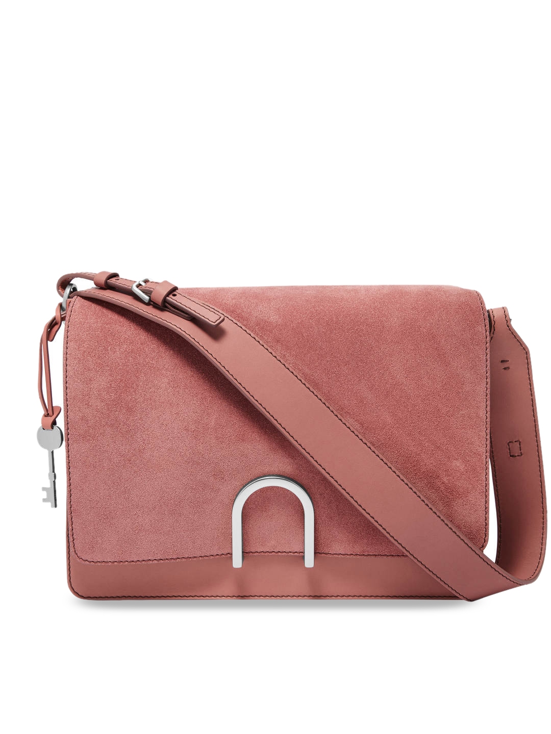 fossil sling bag leather