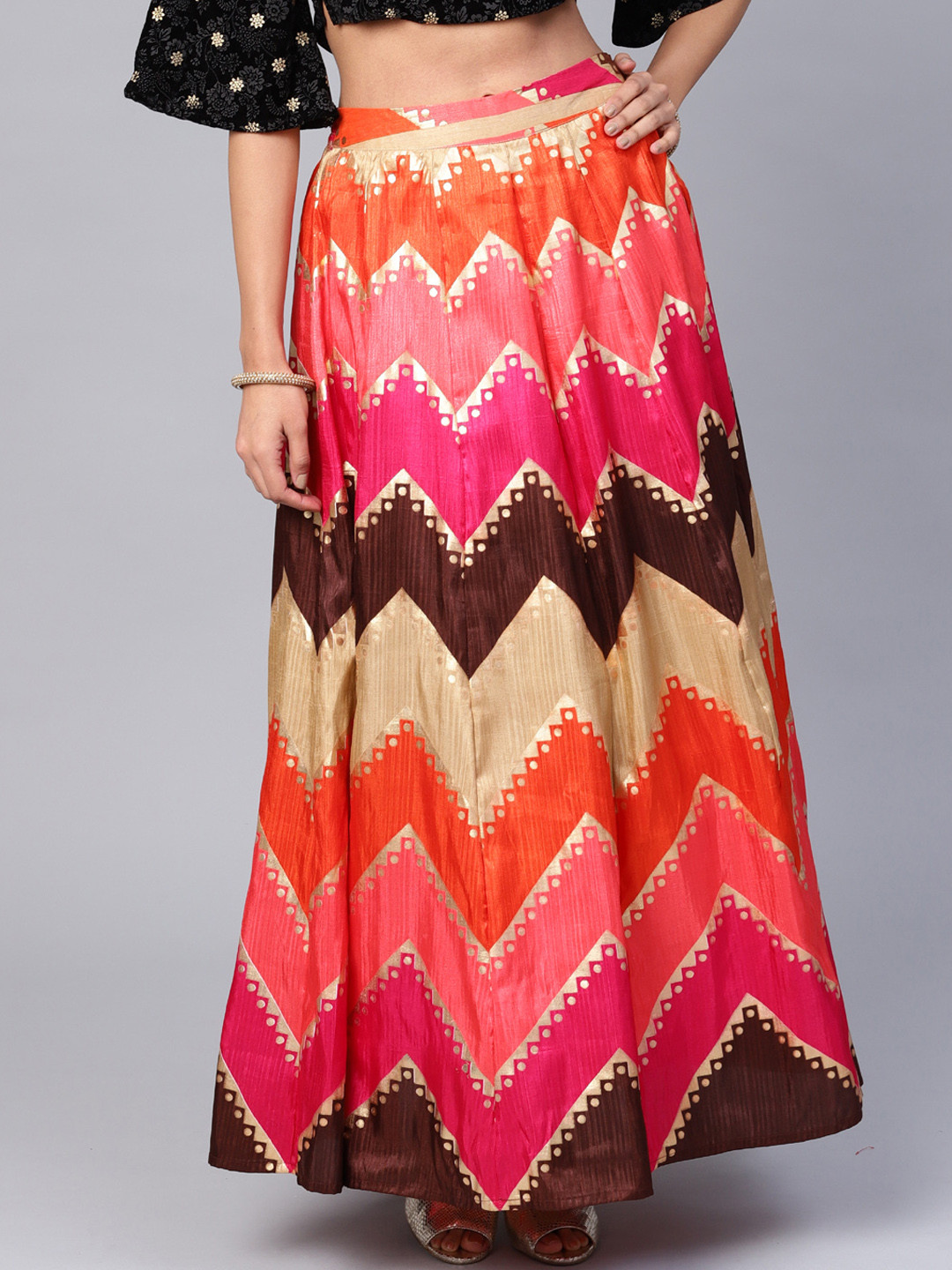 Buy Juniper Women Chevron Printed Maxi Skirts Skirts for Women