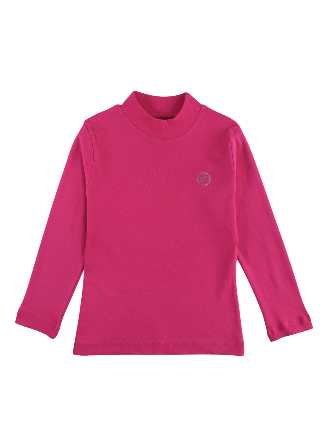Buy FEMEA Girls Pink Solid High Neck T Shirt Tshirts for Girls