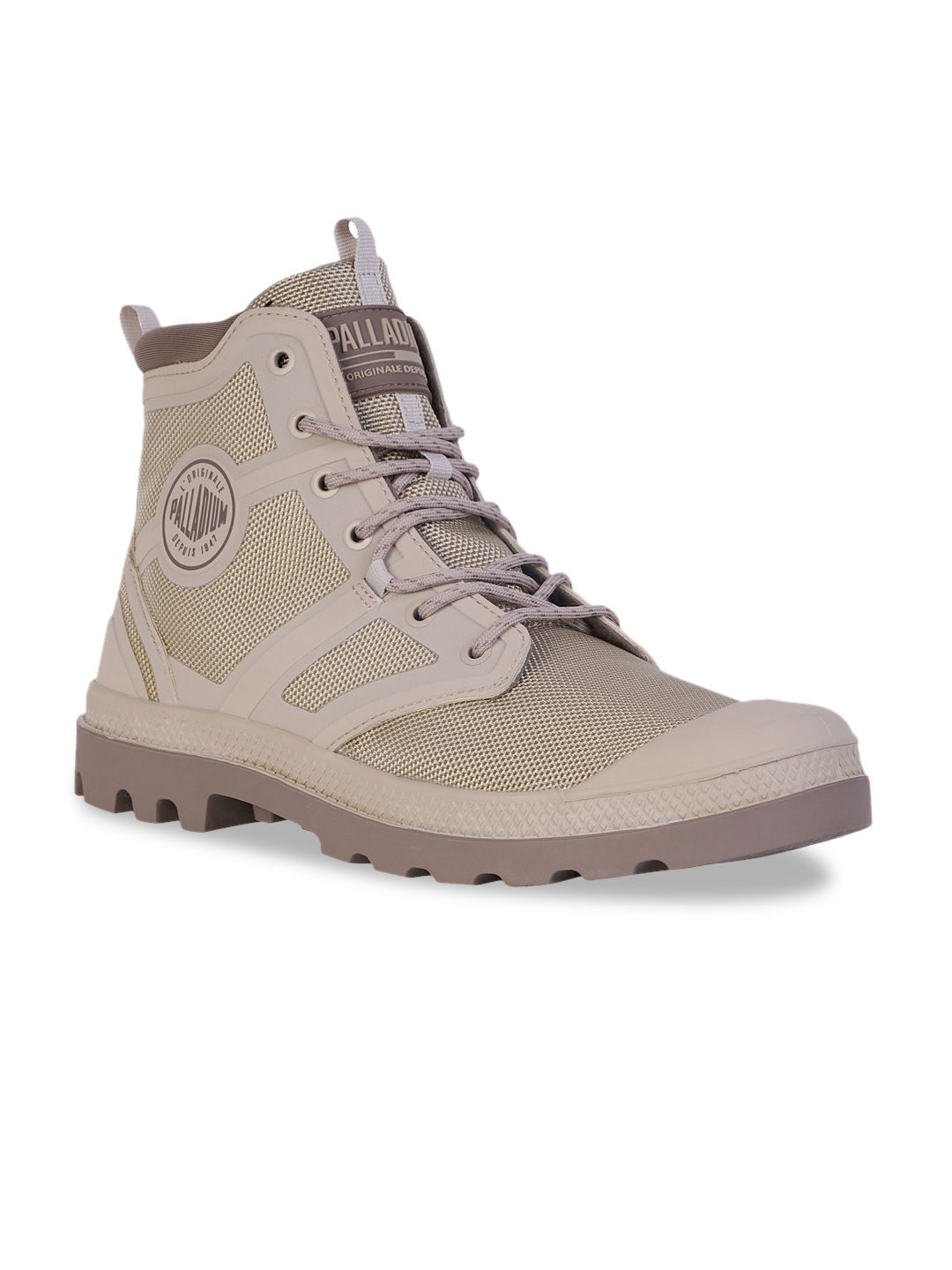palladium beige casual sneakers