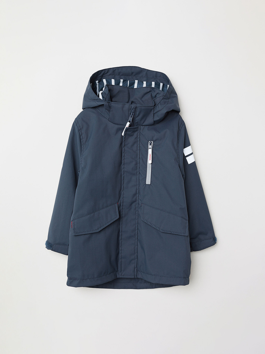 Buy H&M Boys Blue Water Repellent Lined Jacket Jackets for Boys