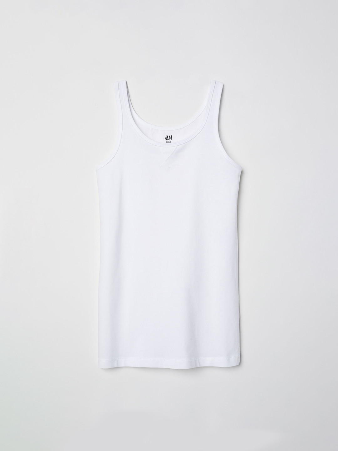 Buy H&M Girls White Jersey Vest Top Tops for Girls 10577306 Myntra