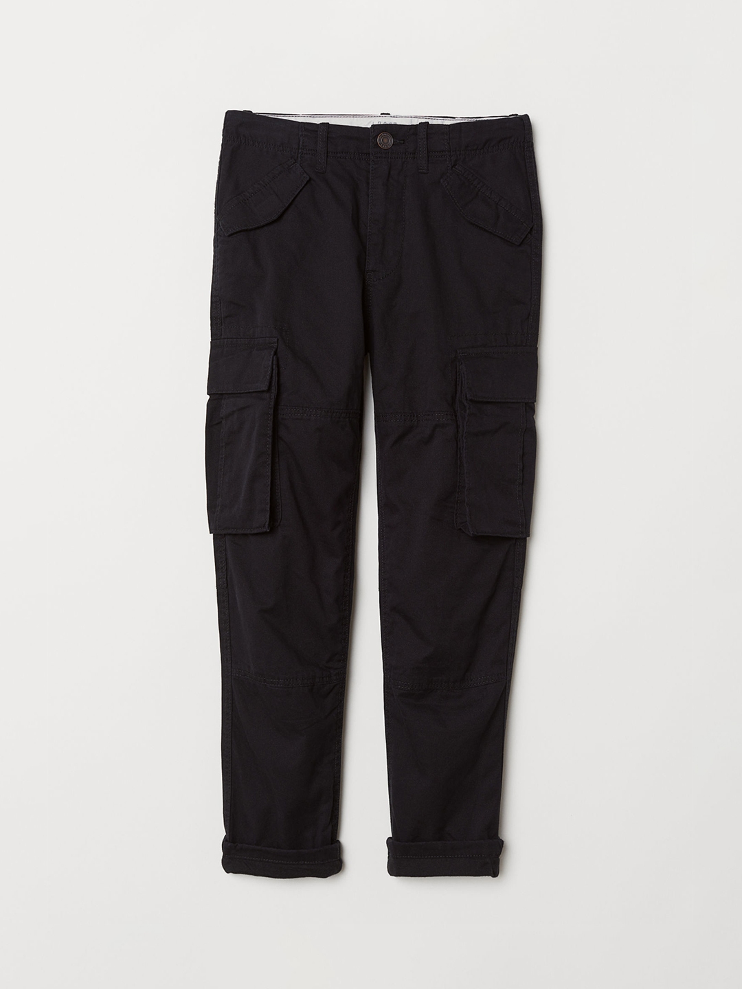 boys lined cargo trousers