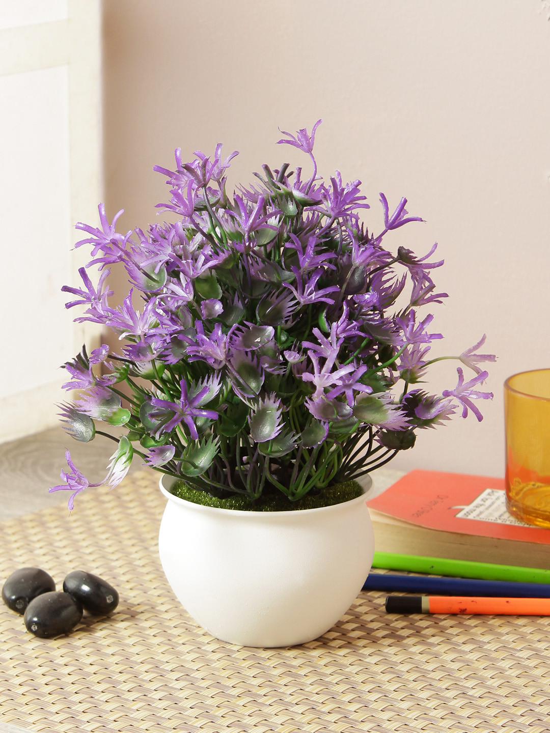 Buy House Of Accessories Purple Artificial Plant Artificial Flowers