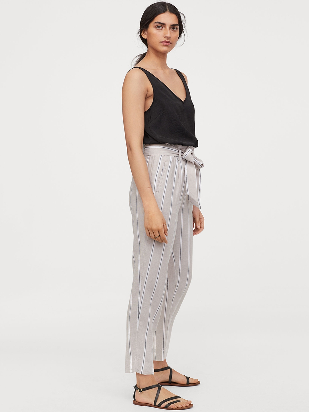 h&m brown pants