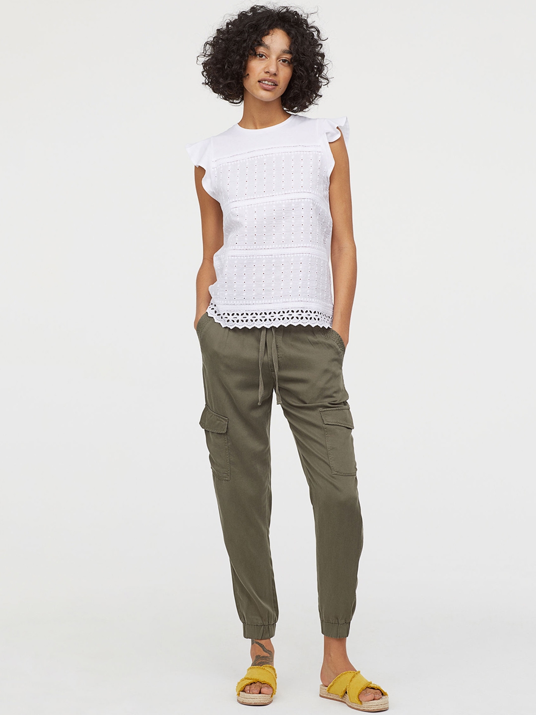 h and m cargo trousers