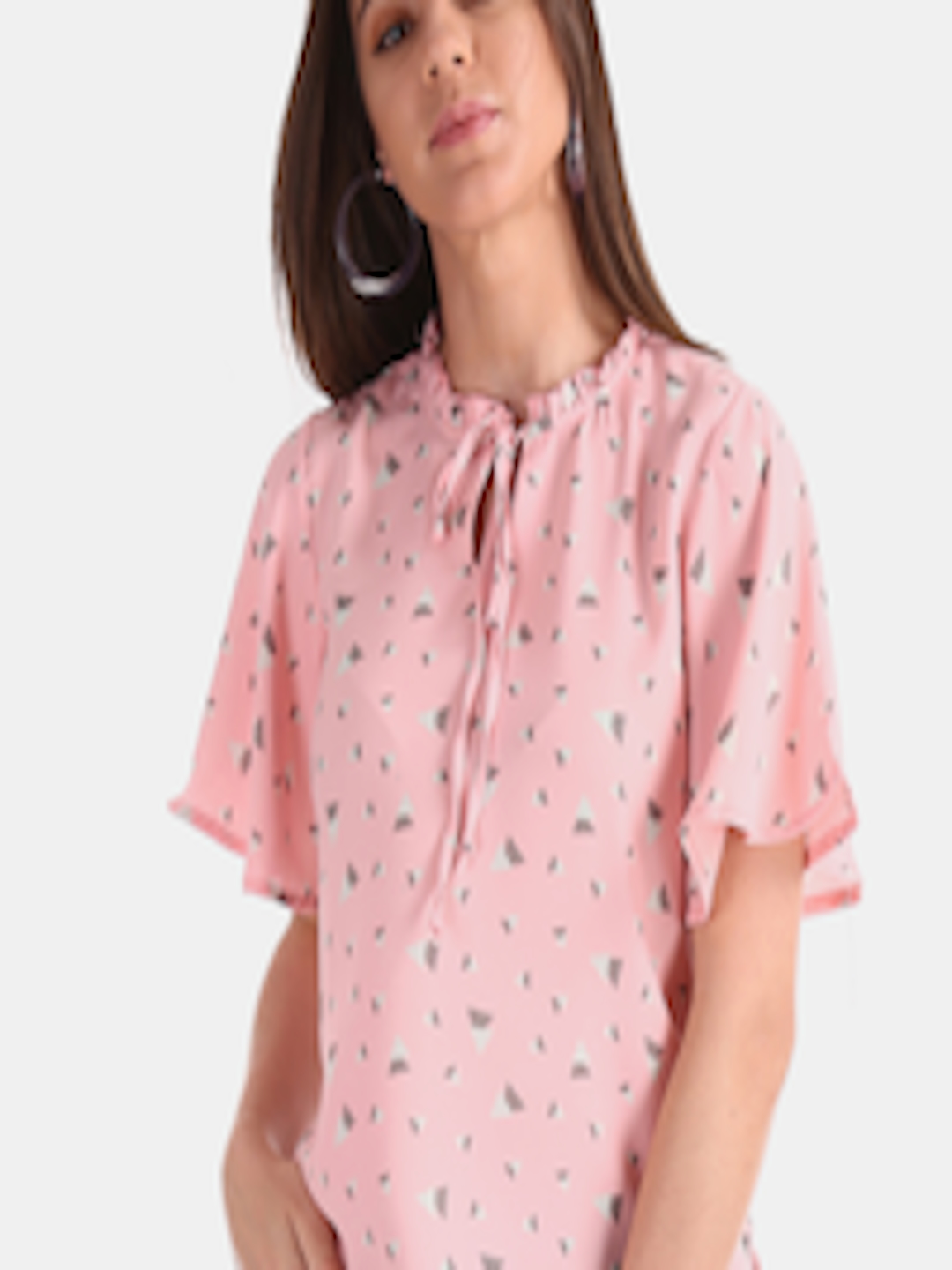 Buy ELLE Women Pink Printed Top - Tops for Women 10587564 | Myntra
