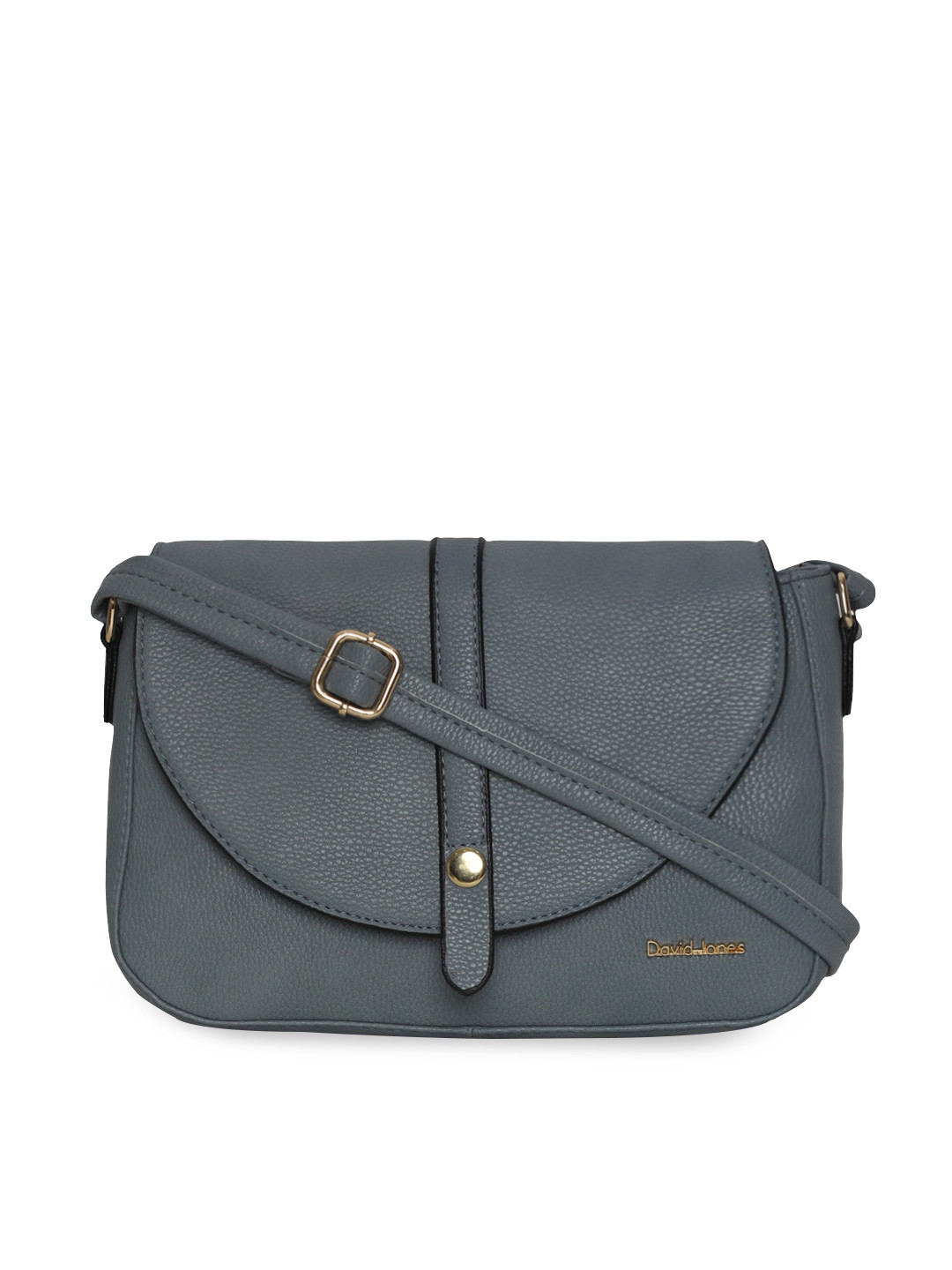 Buy David Jones Blue Solid Sling Bag Handbags for Women