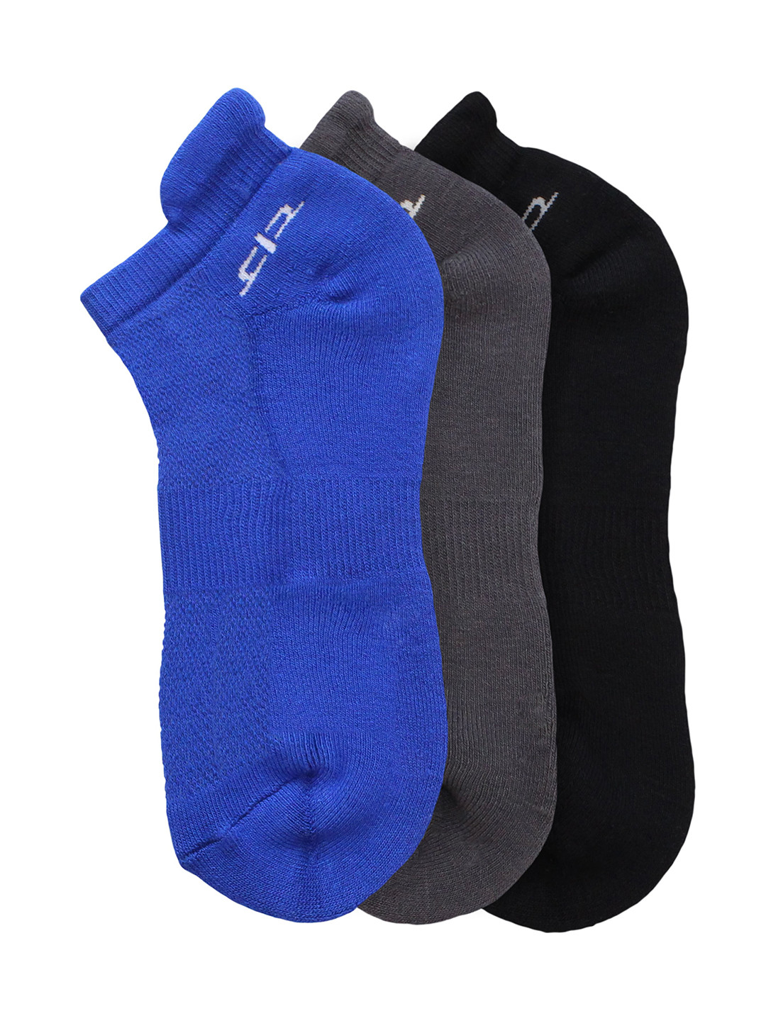 Buy Heelium Men Pack Of 3 Multicoloured Solid Anti Odour Ankle Length