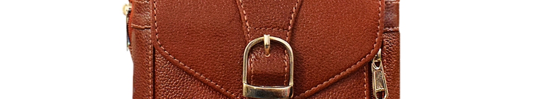 Buy ABYS Unisex Brown Leather Solid Messenger Bag - Messenger Bag for