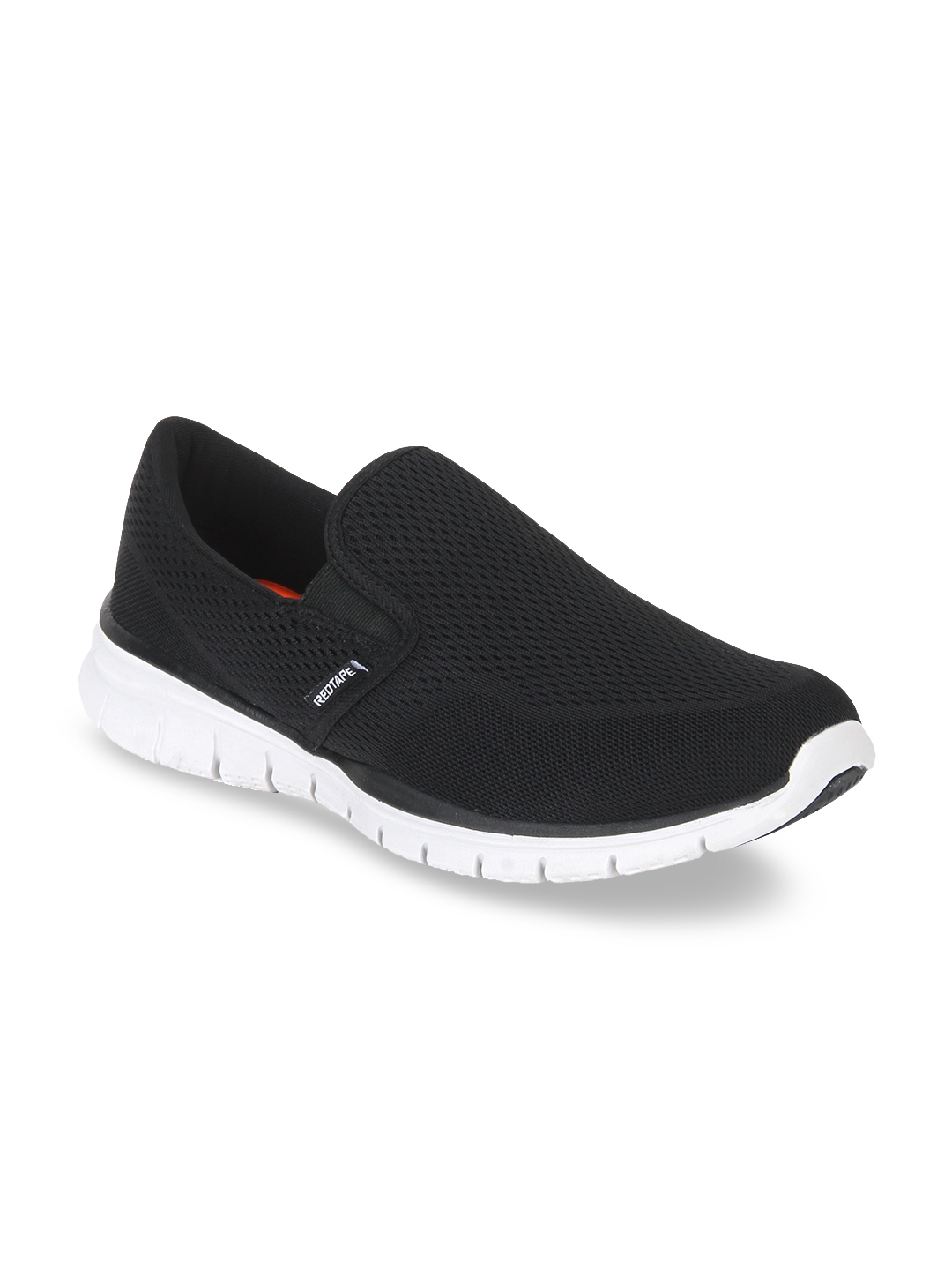red tape men's black nordic walking shoes