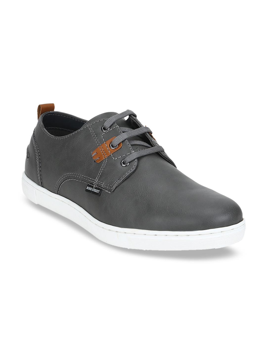 Buy Bond Street By Red Tape Men Grey Sneakers Casual