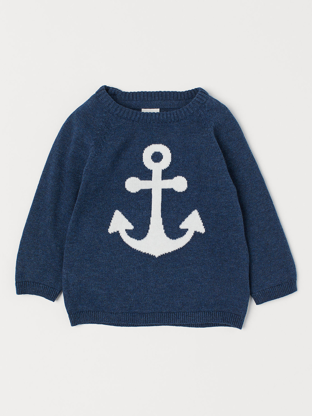 Buy H&M Boys Navy Blue Fine Knit Cotton Jumper Sweaters for Boys