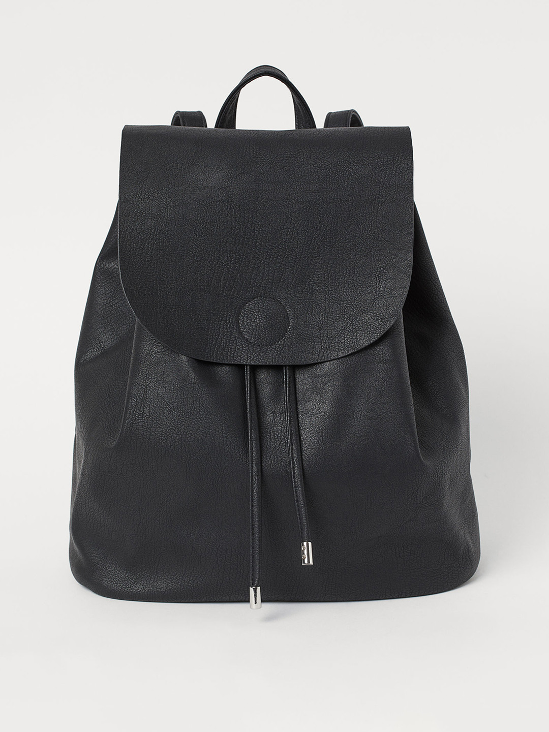 Buy H&M Women Black Textured Backpack Backpacks for Women 11309920