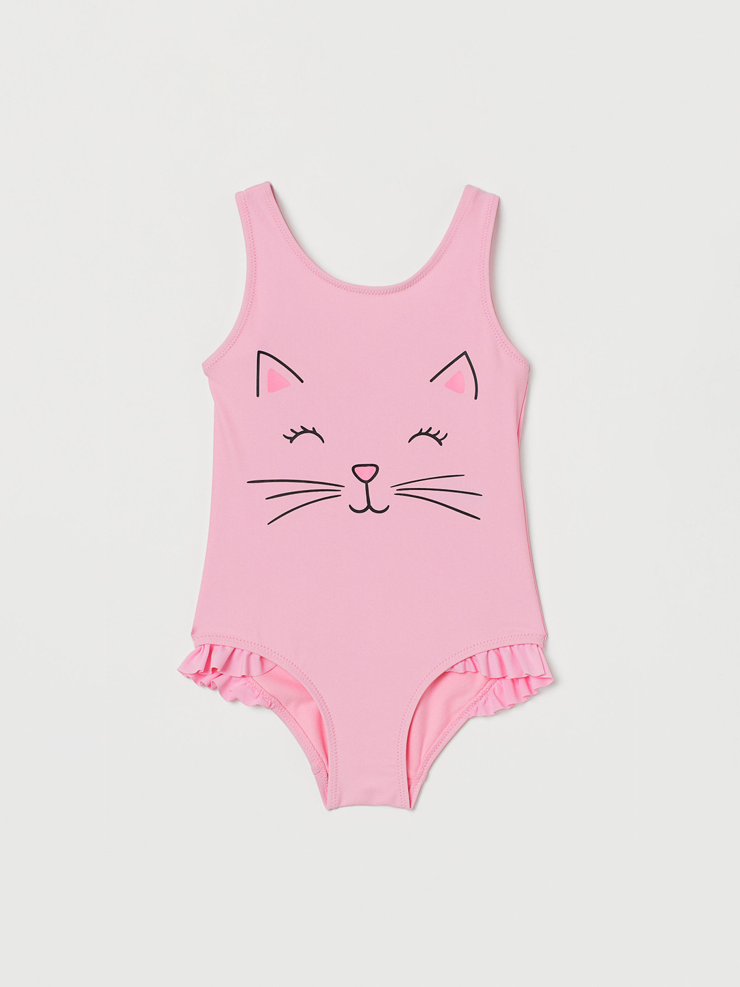 Buy H&M Girls Pink Printed Swimsuit Swimwear for Girls 11319322 Myntra