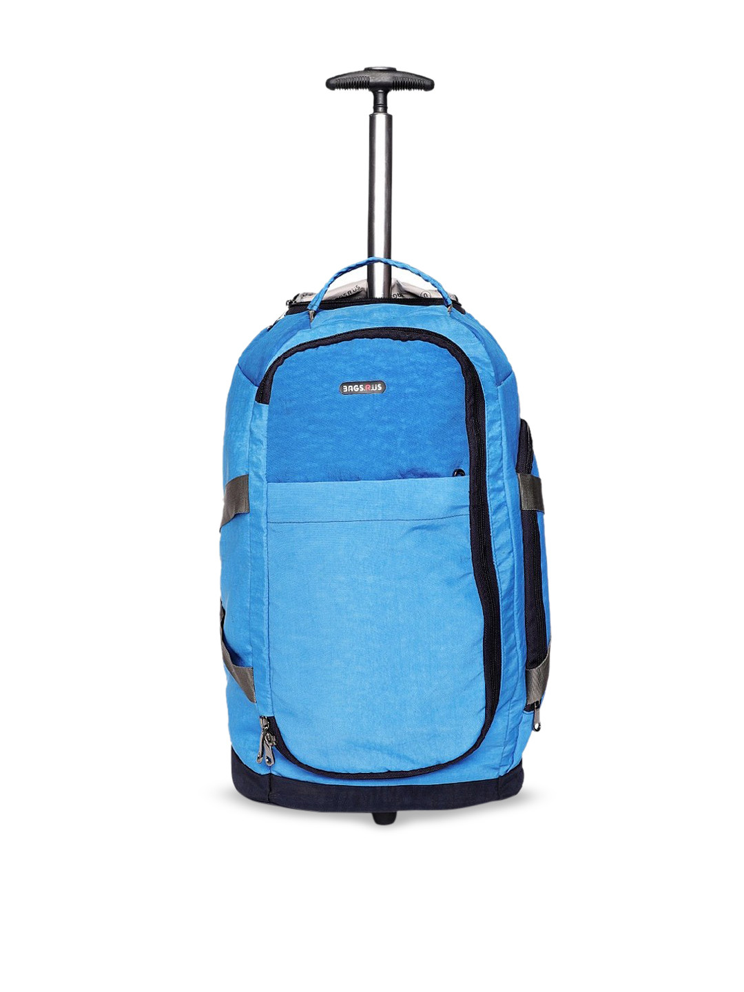 Buy Bags.R.us Unisex Blue Solid 33L Softline Luggage Trolley Bag