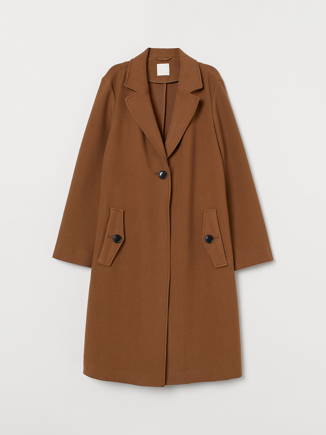 Buy H&M Women Brown Straight Style Coat Coats for Women 11358758 Myntra
