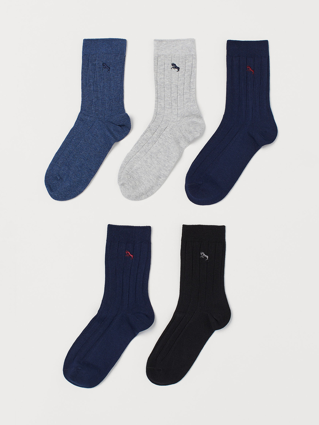 Buy H&M Boys 5 Pack Ribbed Socks Socks for Boys 11358786 Myntra