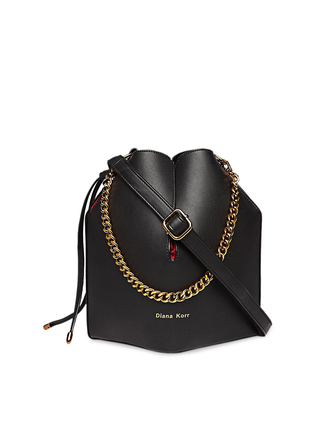 Buy Diana Korr Black Solid Tote Bag Handbags for Women 11380302 Myntra