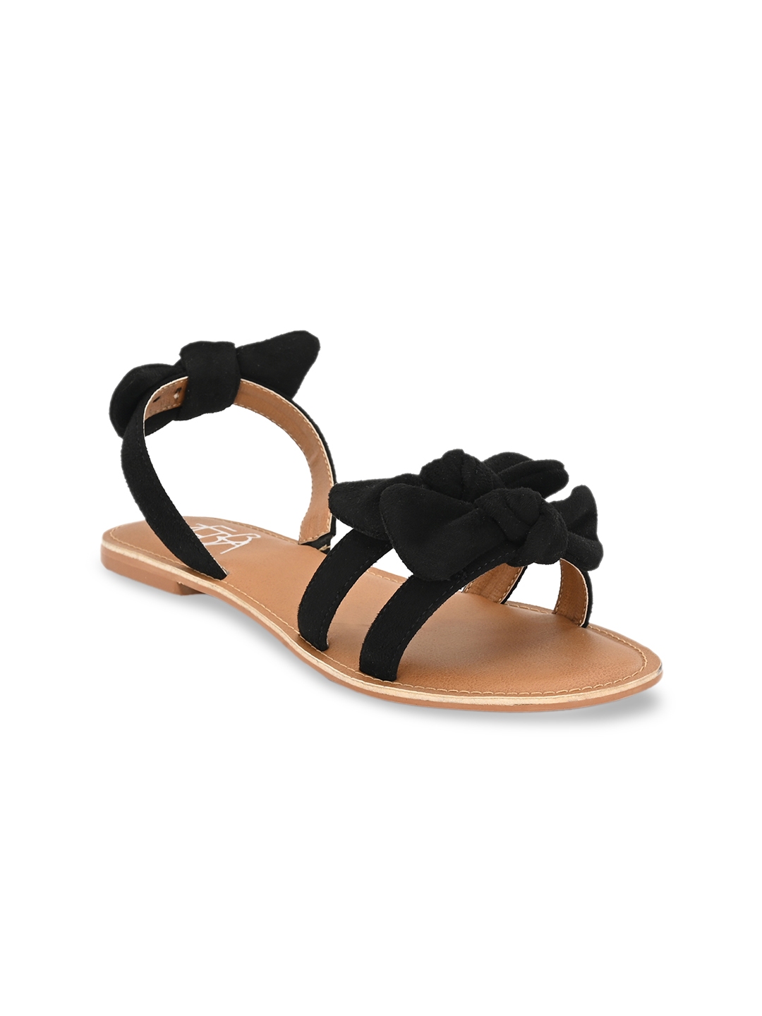 open toe womens flats
