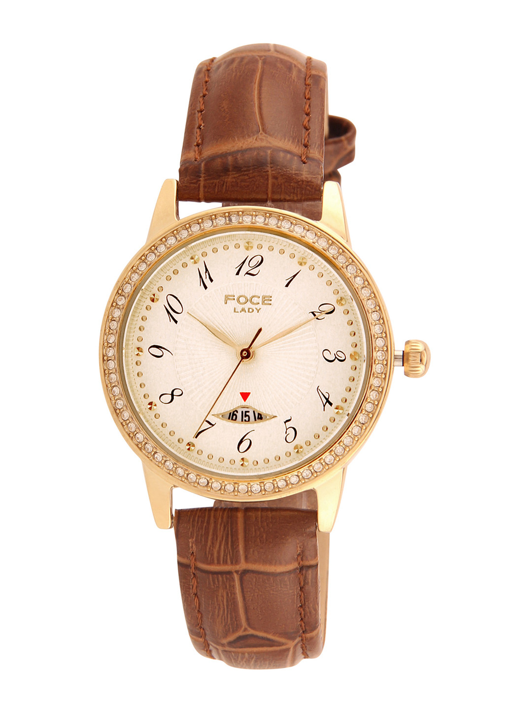 Buy FOCE Women Cream Coloured Analogue Watch FAWM22GGL Watches for