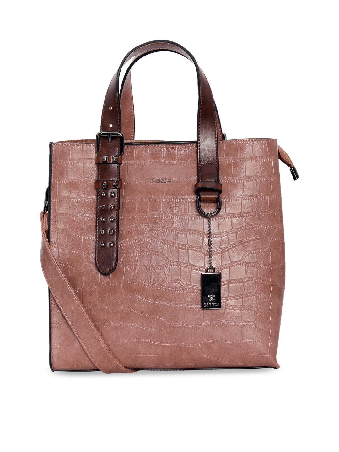 Buy ESBEDA Mauve Textured Handheld Bag Handbags for Women 11406754