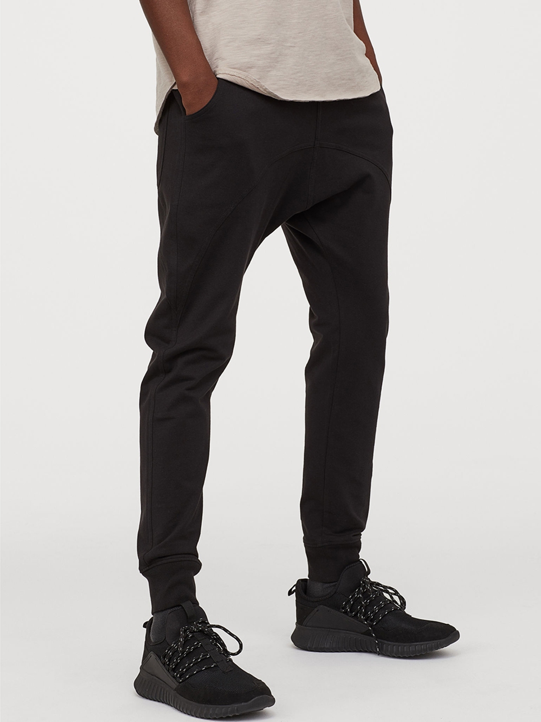 low crotch sweatpants