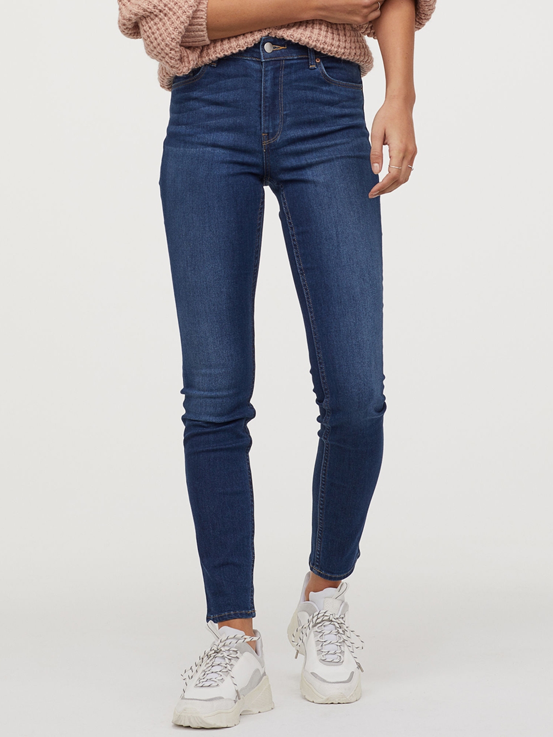 h and m blue jeans
