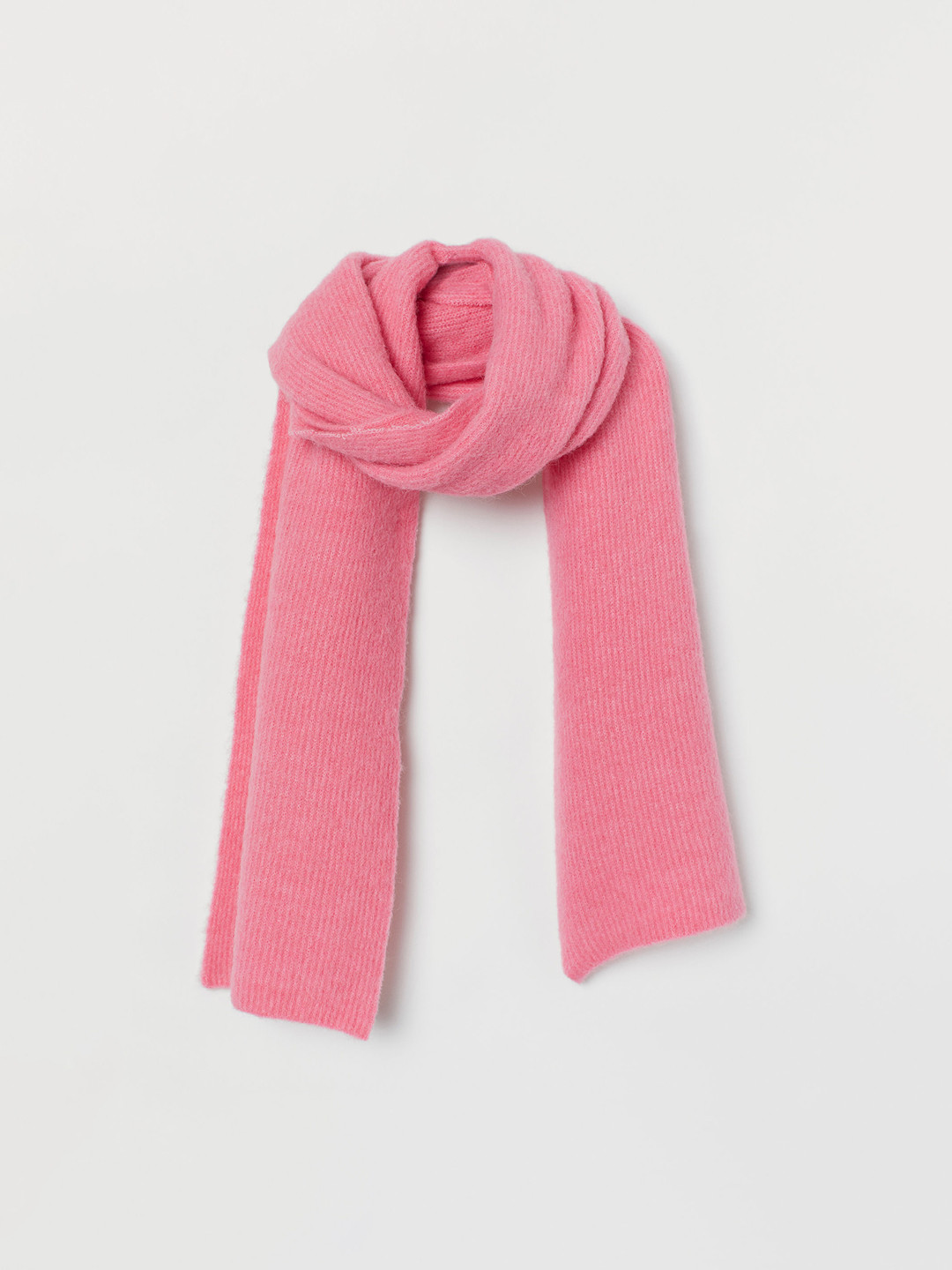 Buy H&M Women Pink Large Wool Blend Scarf Scarves for Women 11407476
