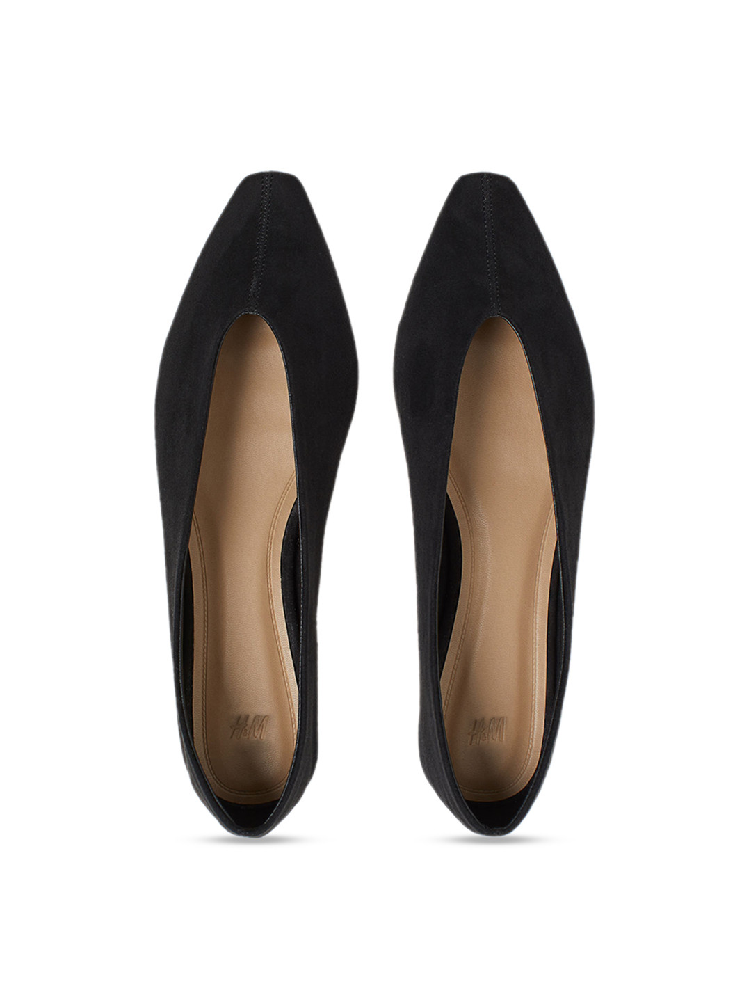 Buy H&M Women Black Ballet Pumps Flats for Women 11414516 Myntra