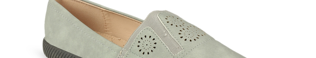 Buy Flat N Heels Women Green Slip On Sneakers - Casual Shoes for Women ...