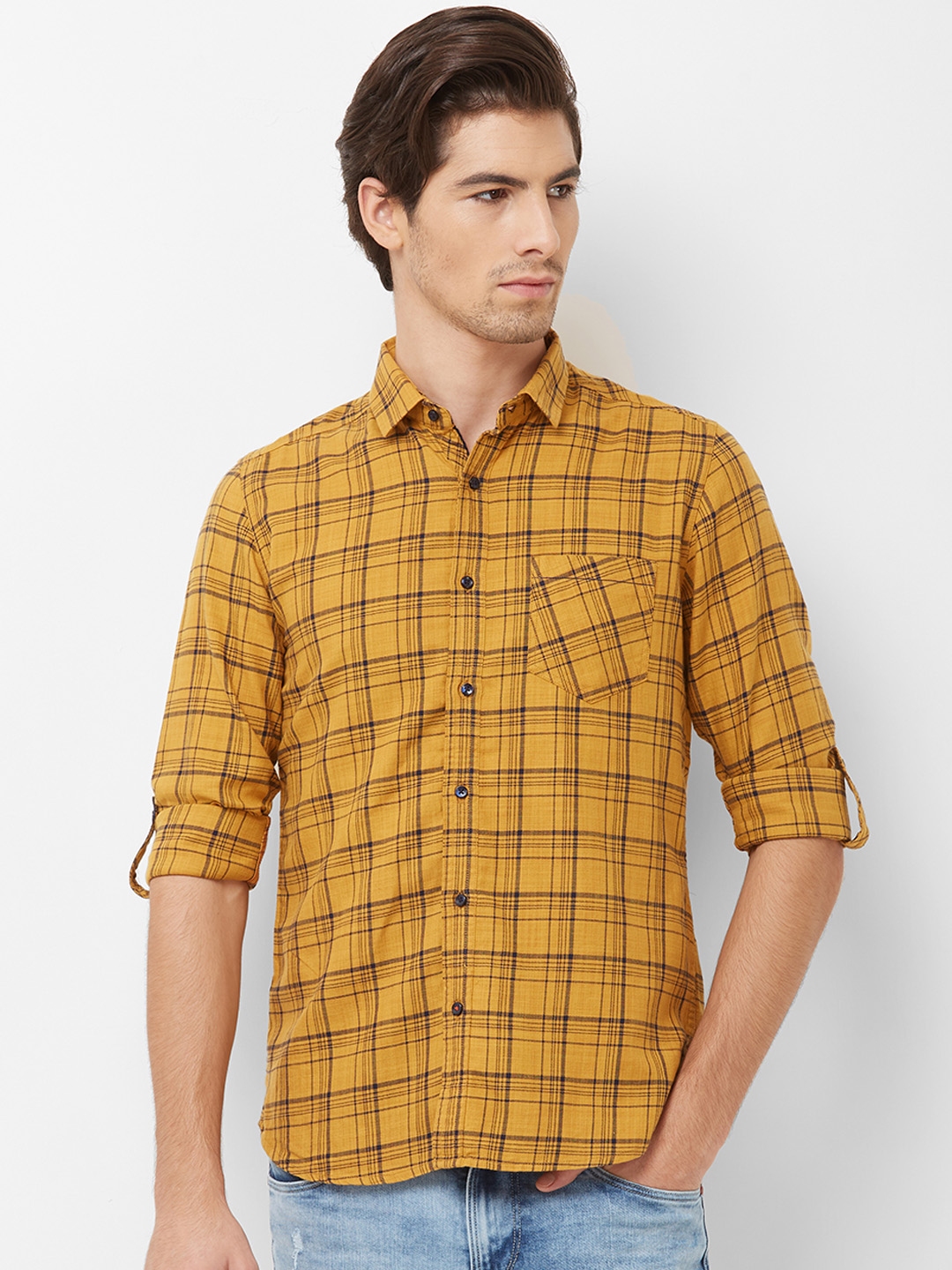 mustard yellow shirt matching pant