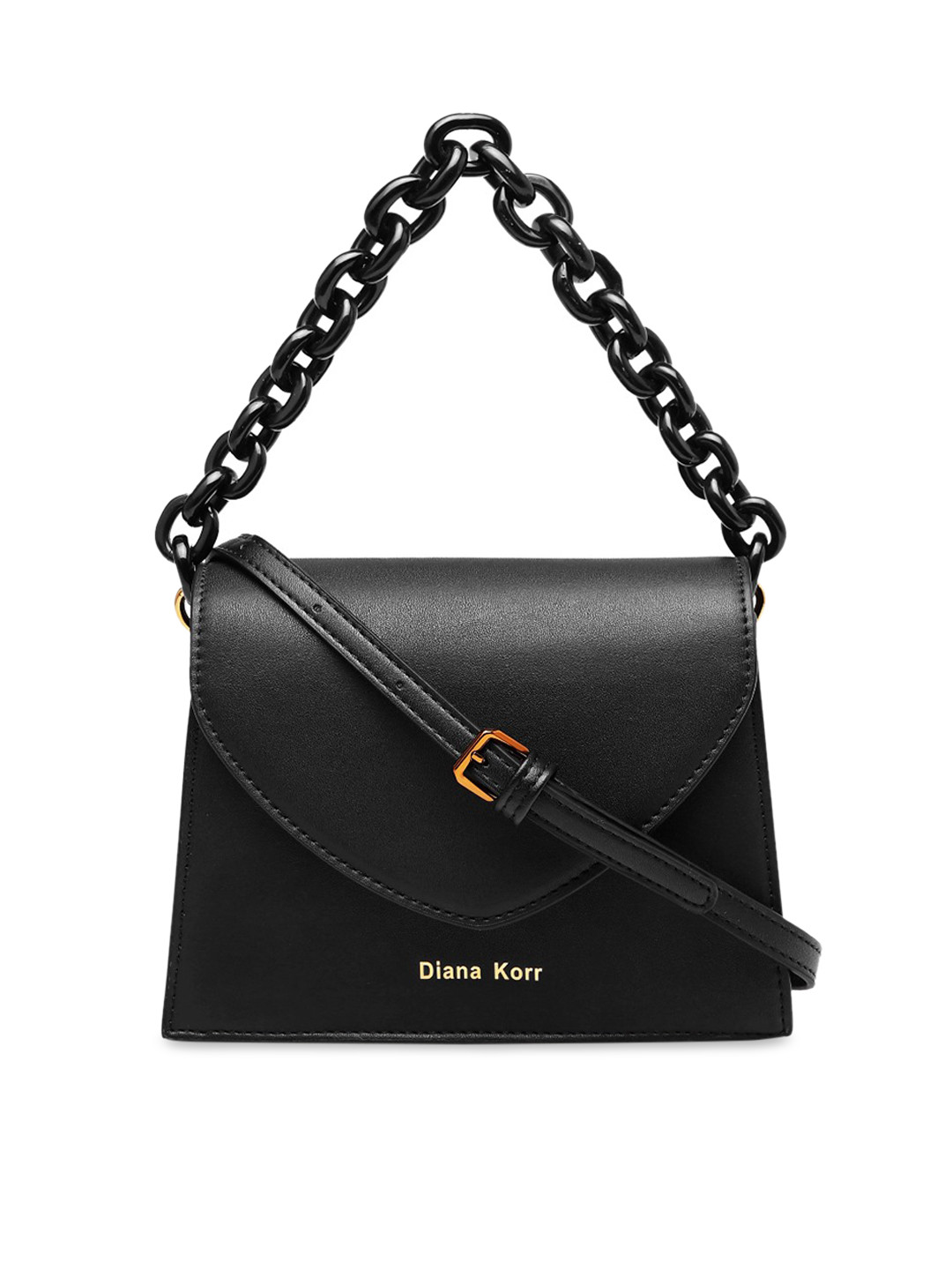 Buy Diana Korr Black Solid Sling Bag Handbags for Women 11275218 Myntra