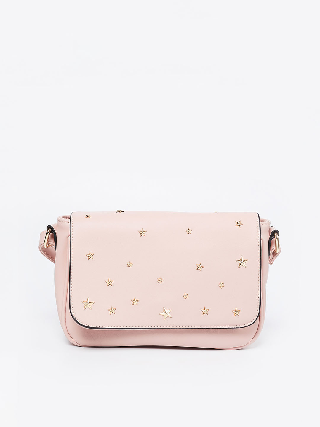 Buy Ginger By Lifestyle Pink Embellished Sling Bag Handbags for Women