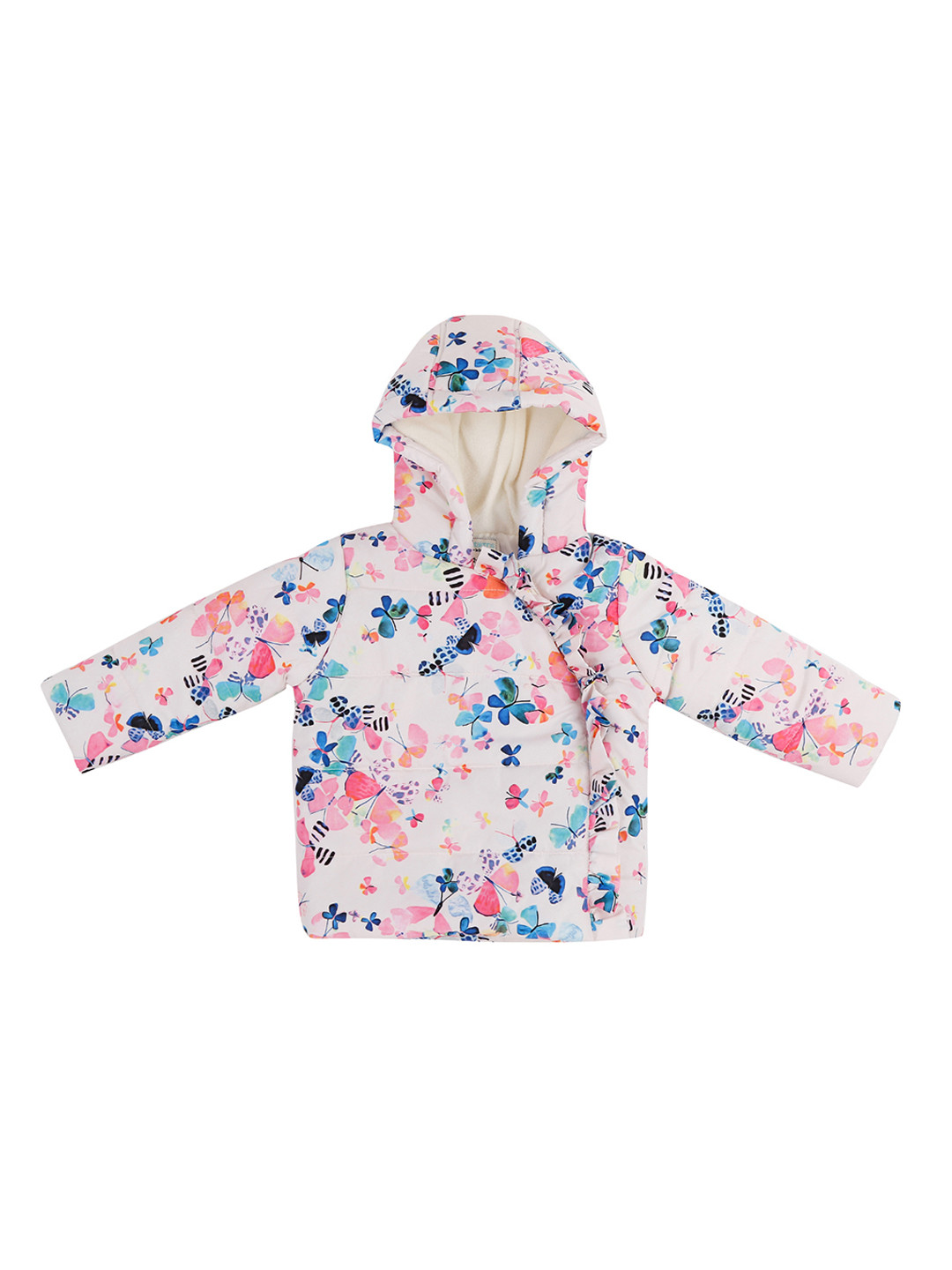 Buy Pantaloons Baby Girls Off White Printed Puffer Jacket Jackets for