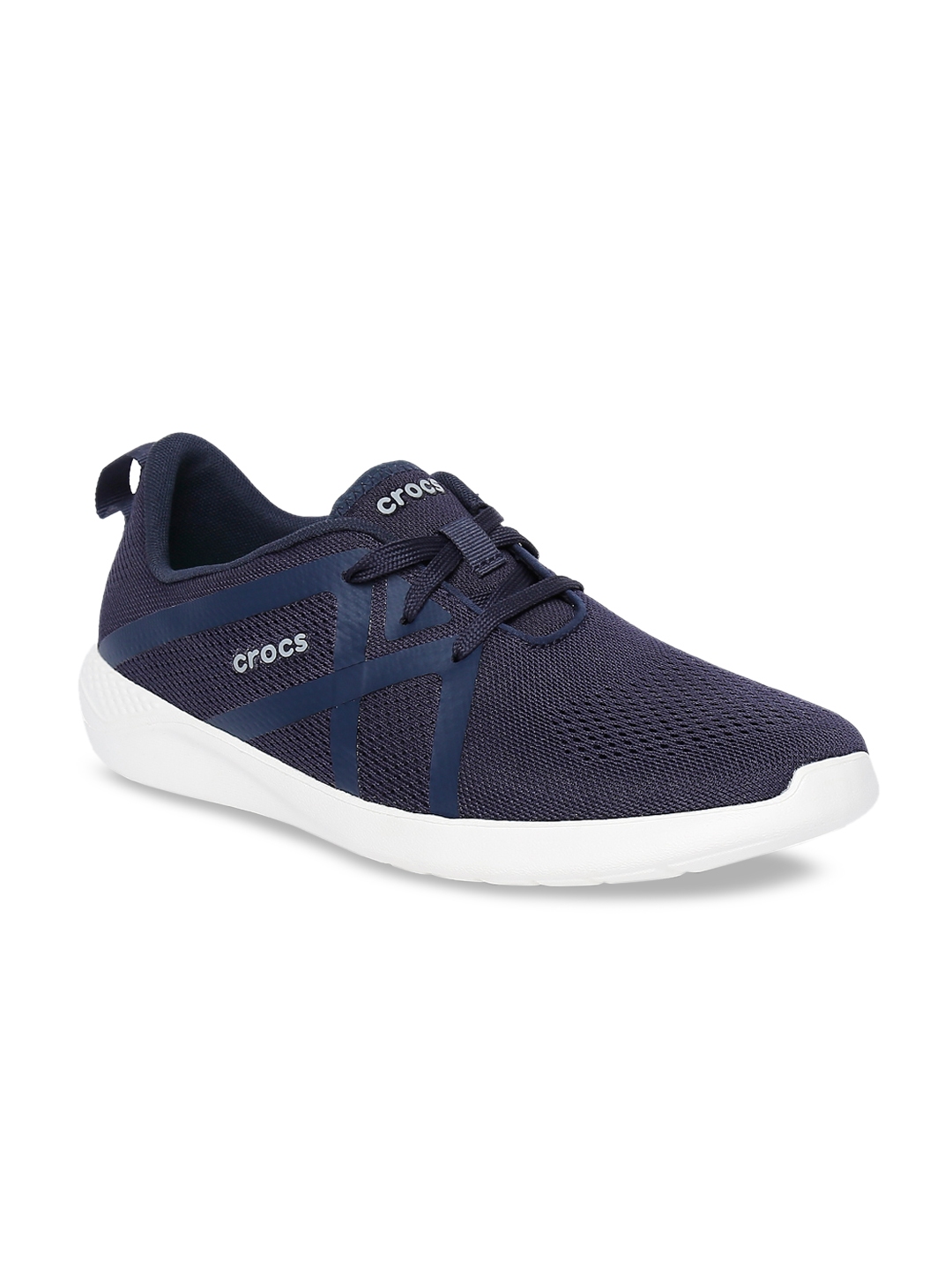 navy blue mens crocs