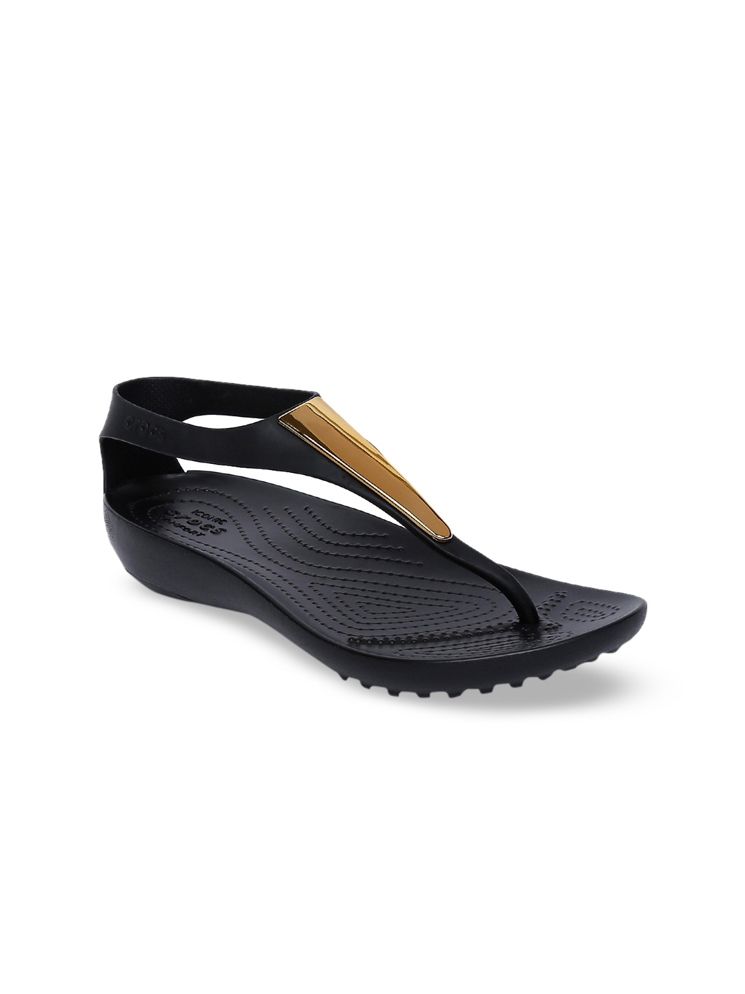 crocs flats open toe