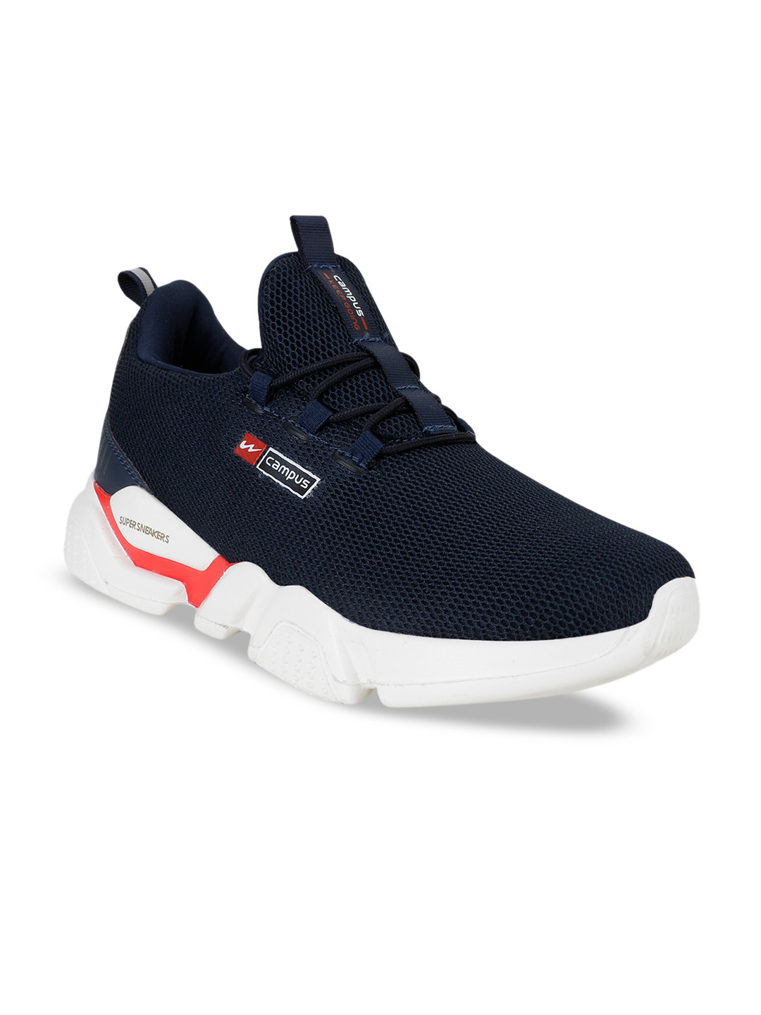 mens navy blue running shoes