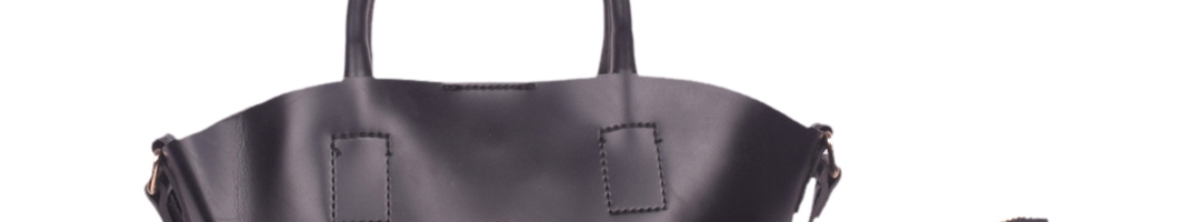 Buy Bagkok Black Solid Tote Bag - Handbags for Women 11274098 | Myntra
