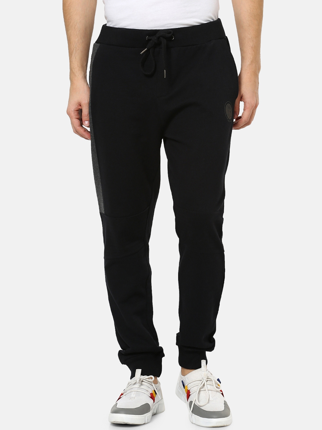 grey slim joggers mens