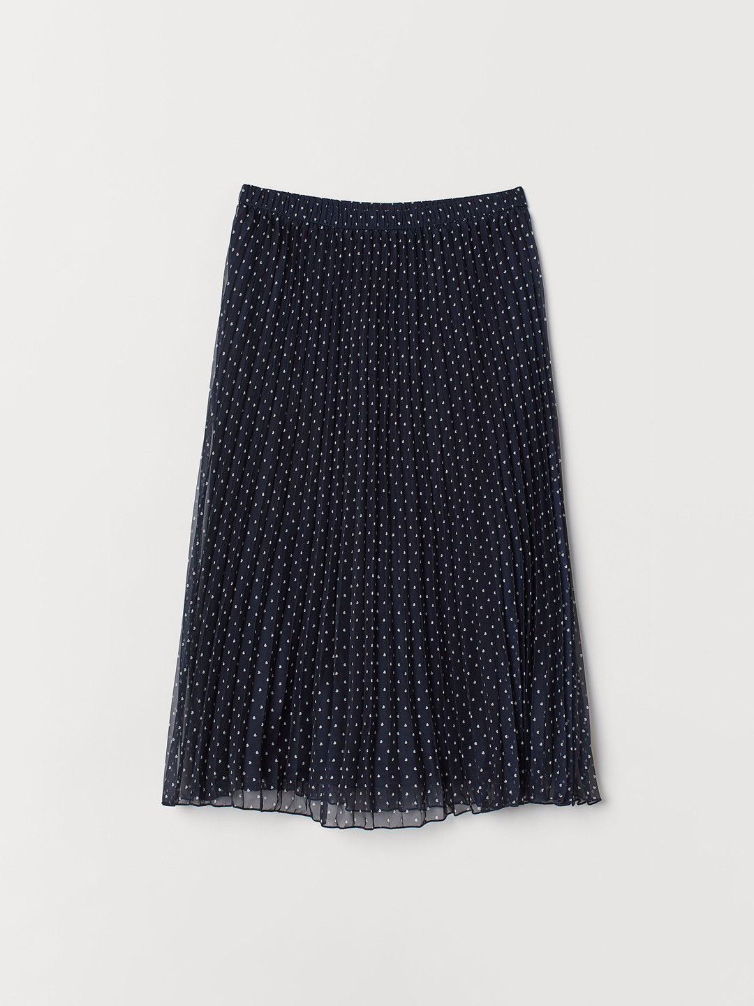Buy H&M Women Navy Blue Pleated Skirt Skirts for Women 11292190 Myntra