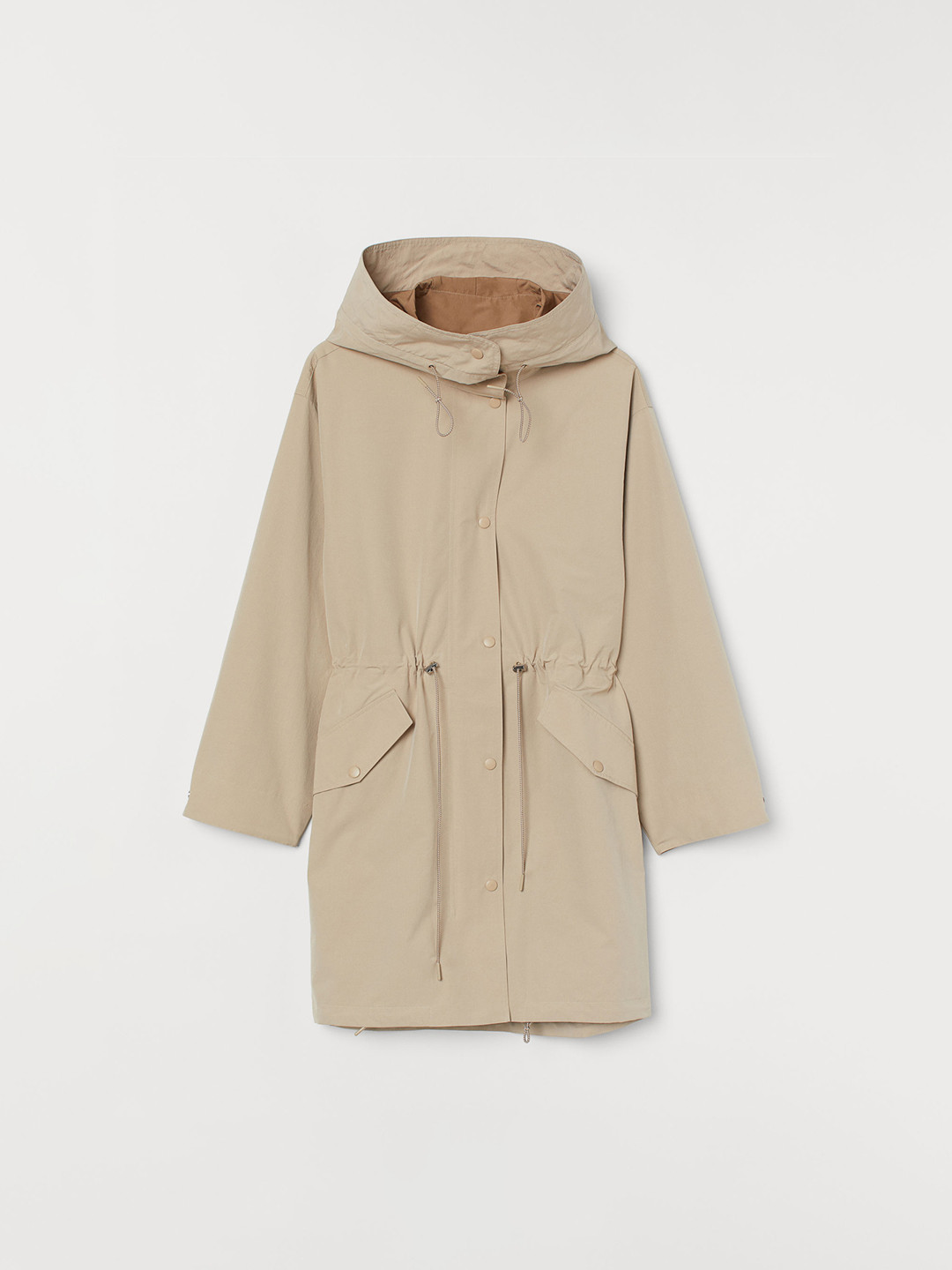 Buy H&M Women Beige Hooded Parka Jackets for Women 11289758 Myntra