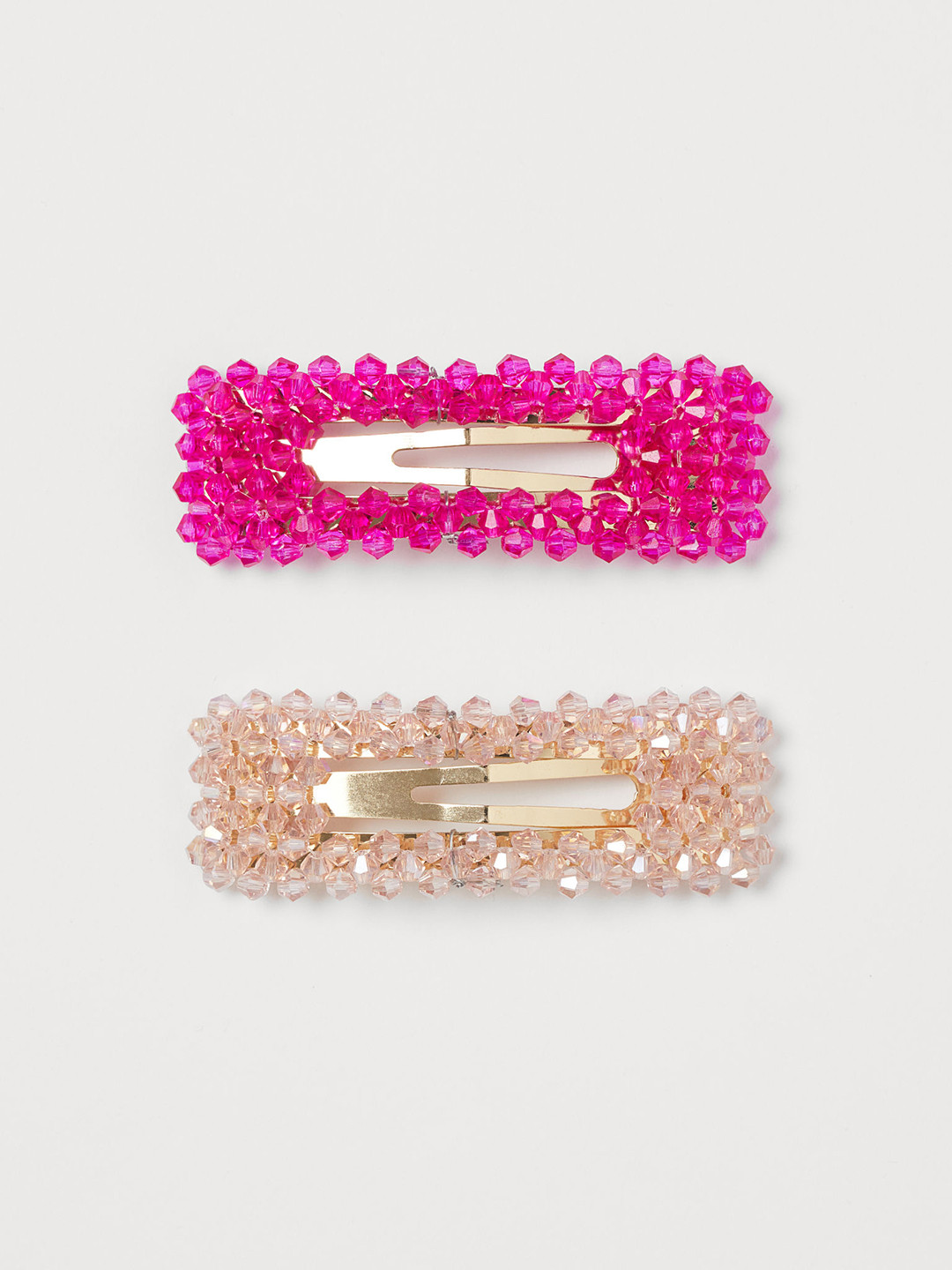Buy H&M Women 2 Pack Hair Clips With Beads Hair Accessory for Women