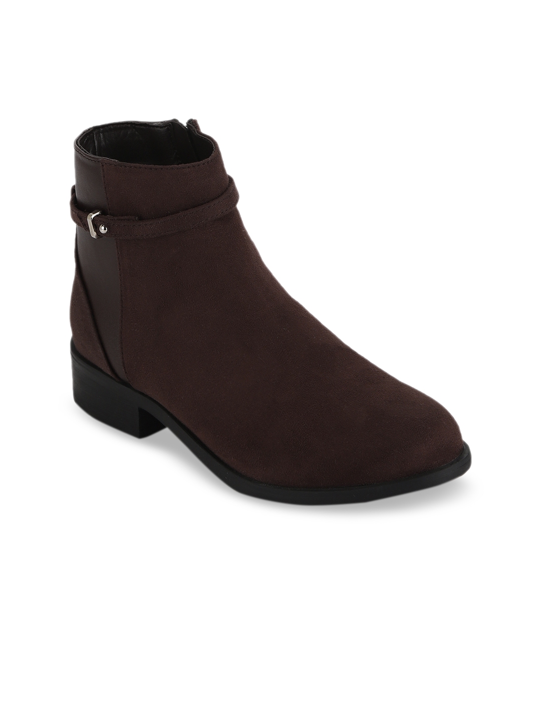 red tape mid top flat boots